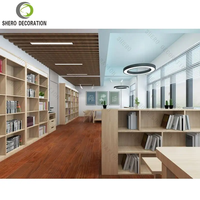 Étagère moderne Étagères de magasin de papeterie Conception de magasin de papeterie Meubles de librairie Étagères de présentation de papeterie