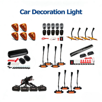 Lumière de décoration de voiture, lampe d'ambiance intérieure LED, éclairage décoratif automobile
