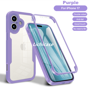 Lichicase meilleure qualité Double face protecteur d'écran couverture de téléphone portable pour Motorola <span class=keywords><strong>E7</strong></span> Plus étui antichoc - Product Image 6