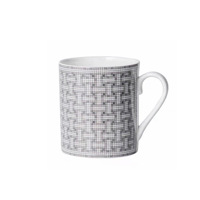 Service à café et à thé en porcelaine fine de style européen, motif mosaïque, haut de gamme, pour le petit-déjeuner et le thé de l'après-midi