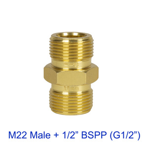 Conector de Manguera de Alta Presión Mingou M22 G1/2, Adaptador de Cobre para Lavadora de Autos - Product Image 4