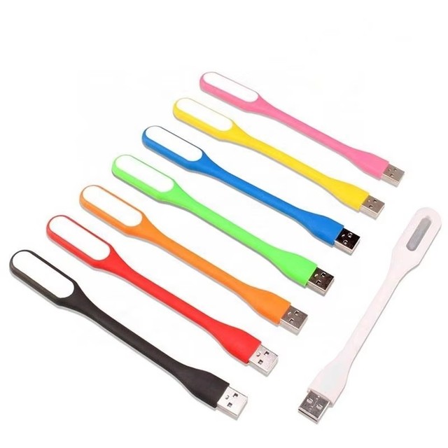 USB LED Light Emergency Lamp Flexible Bendable Reading Book Light Portable Mini Night Light for Power Bank Computer PC Laptop