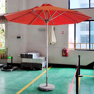 Publicité coupe-vent en aluminium de haute qualité parasol café extérieur parapluie Patio <span class=keywords><strong>restaurant</strong></span> parasol pare-soleil parapluie de jardin - Product Image 3