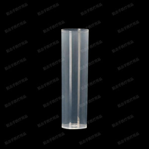 Tubes à essai en plastique transparent 25x95mm, matériau PS PP, bouche plate, paquet de 100 pièces - Product Image 4