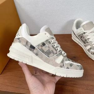 Zapatillas de Hombre de Alta Calidad, de Cuero Genuino de Lujo, Transpirables, con Cordones, para Caminar, Casuales, con Masaje, Antideslizantes, a la Moda - Product Image 2