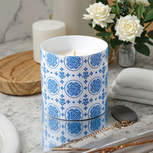 เทียนหอมจากขี้ผึ้งถั่วเหลืองแบบเบา ขายส่ง ของขวัญวันเกิด วันดีวาลี วันพ่อ ดีไซน์วินเทจนอร์ดิก ปลอดสารพิษ ช่วยให้อากาศสดชื่น - Product Image 5