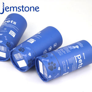 Boîte d'emballage cylindrique en carton kraft pour capsules de gel alimentaire à base de plantes, conception personnalisée, recyclable, tube en papier pour poudre de protéines - Product Image 5