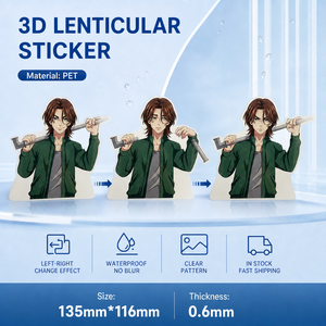 最佳价格3D幻觉贴纸免费样品可用动漫漫画人物变换照片贴纸运动头盔吉他盒 - Product Image 1