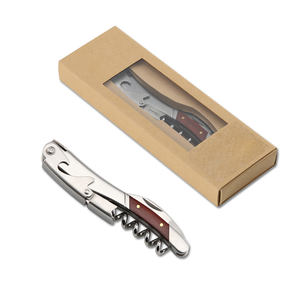 Ouvre-bouteille <span class=keywords><strong>Laguiole</strong></span> en acier inoxydable 420, <span class=keywords><strong>tire</strong></span>-<span class=keywords><strong>bouchon</strong></span>, manche en bois de rose, finition satinée écologique, couteau de serveur, logo personnalisé, cadeau - Product Image 1