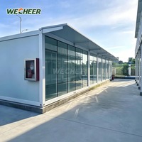 Maisons conteneurs préfabriquées modulaires conformes aux normes australiennes, faciles à transporter, pour campements isolés