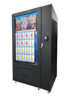 Distributeur automatique WEIMI modèle 55 pour snacks et boissons avec grand écran tactile pour la promotion dans les gares et les centres commerciaux