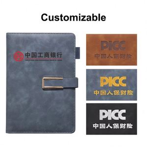 Hot Sale Customizable A5 <b>Notebook</b> PU Leather Journal Thread Sewing Promotional Gift for School <b>Diary</b> - Product Image 2