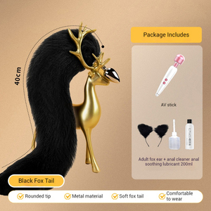 Nuovo Design all'ingrosso coda di volpe da cortile oggetti di scena sesso anale <span class=keywords><strong>Erotica</strong></span> giocattoli condizionanti femminili - Product Image 2