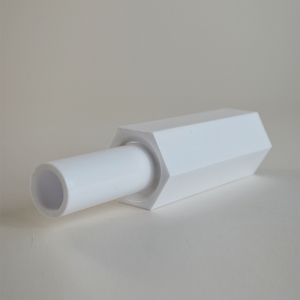 Ống gốm alumina công nghiệp độ tinh khiết cao 95% Al2O3, hình trụ, có dịch vụ cắt. - Product Image 1