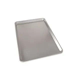 Ustensiles de cuisine accessoires de cuisson en aluminium naturel, grande feuille de boulangers commerciaux