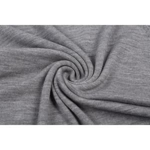 Pull-over à manches courtes et col rond pour femmes en laine mérinos extra fine - Product Image 4