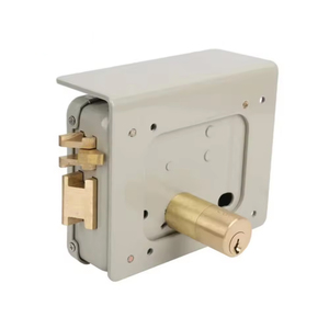 אלוק ES1073b עמיד בפני מזג אוויר פליז מנעול שער ראשי מחיר מפעל כפתור לחיצה מנעול דלת חישוק חשמלי נירוסטה - Product Image 3