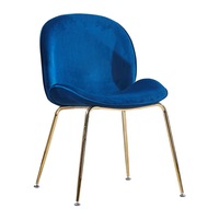 Chaise de salle à manger avec dossier, style moderne et simple, ensemble table et chaise en fer pour bureau