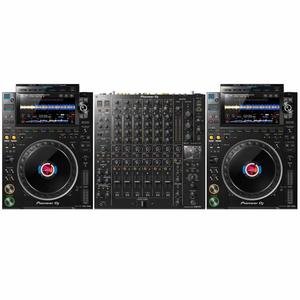 ชุดแพ็คเกจเครื่องเล่นดีเจ 2 CDJ-3000 Flagship Pro-DJ Multi Players พร้อมมิกเซอร์คอนโทรลเลอร์ระดับมืออาชีพ 6 แชนแนล DJM-V10 - ใช้พลังงานแสงอาทิตย์/แบตเตอรี่ สำหรับใช้งานกลางแจ้ง - Product Image 2