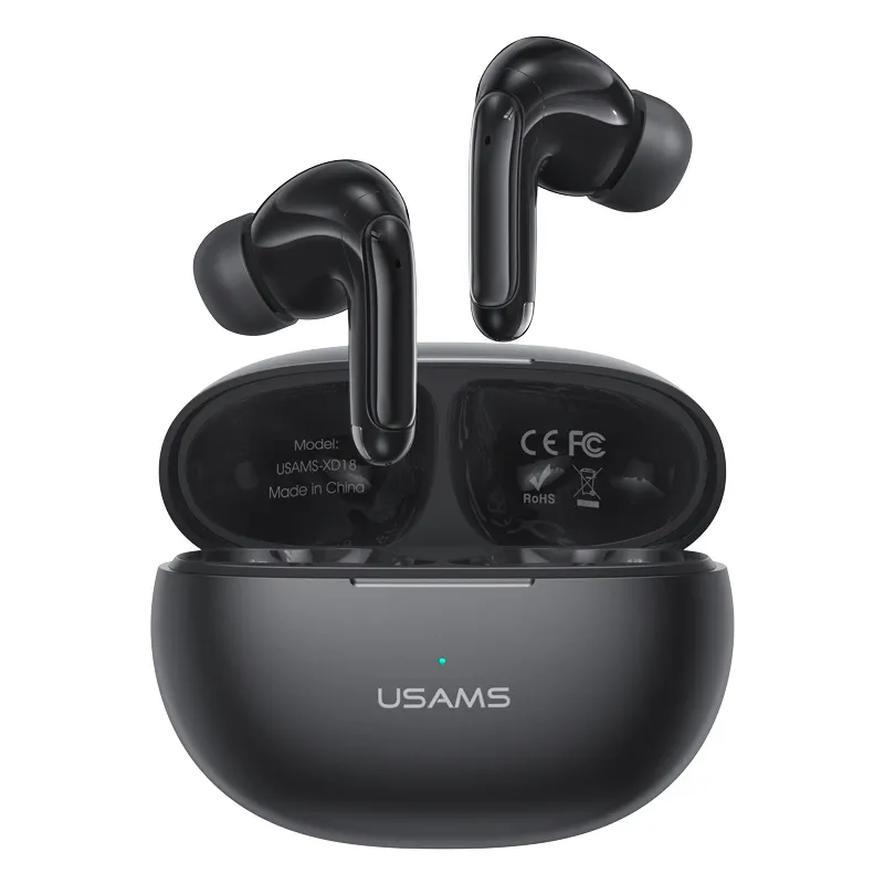 USAMS NEU Design Sport Ohrhörer 3D Stereo Sound Ohrhörer Blue Tooth 5.3 Echte kabellose Ohrhörer