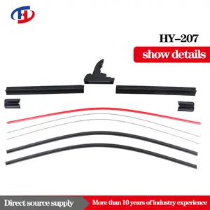 Strip Car Wiper Best Changing Replacement Installing Windshield Wiper Blade Factory Manufacture Double Rubber Car Accessories