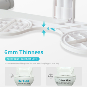 Op maat gemaakte groothandel bidetstoel voor de badkamer, niet-elektrisch, koudwater toiletspuit, zelfreinigend, dubbele spuitmond & intrekbaar <span class=keywords><strong>toilet</strong></span> bidet - Product Image 4