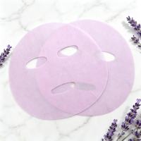 Masque facial en feuille Y580, substrat 40g en fibres de lavande + fibres végétales modifiées, masque de nuit sec pour fabricants de cosmétiques