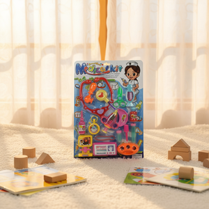 Kit médical jouet amusant pour enfants, ensemble de jeu pour médecins, en solde - Product Image 5