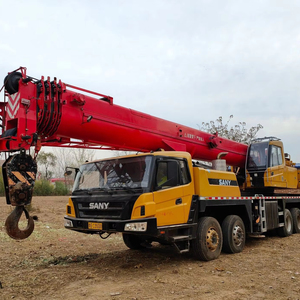 Low Working Hour Sany 50 Ton All Terrain Mobile <b>Crane</b>, Well Preserved Second Hand Construction Lifter - Product Image 1