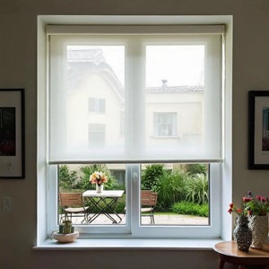 Abat-jour filtrant la lumière personnalisé écran <span class=keywords><strong>solaire</strong></span> stores enrouleurs semi-transparents <span class=keywords><strong>protection</strong></span> UV en tissu pour le bureau et la maison - Product Image 1
