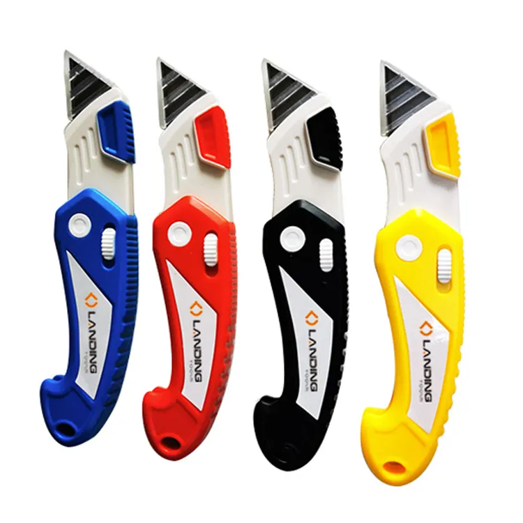 Custom New Type Safety Wholesale Pocket Knife Set Utility Multi Tool Folding Knife Box Cutter Knife