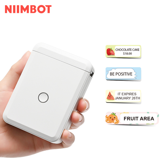 NIIMBOT Easily Operated Inkless Portable Thermal Label Printer D110 for Cosmetics Pharmaceutical Food Beverage