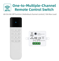Relais WiFi RF intelligent pour éclairage LED, pompes à eau, moteurs de rideaux, actionneurs linéaires – Solution de modernisation intelligente pour maison, hôtel, appartement, magasin