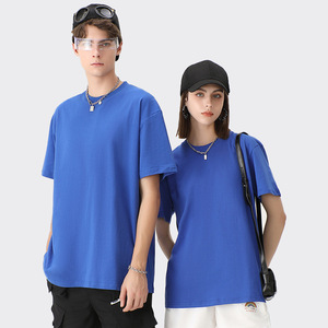Camiseta de 220g para hombre, 100% algodón, con logo personalizado, serigrafía, corte holgado, estilo urbano. - Product Image 2