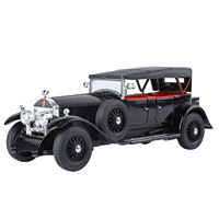 Modèle de voiture classique Phantom Generation à l'échelle 1/24 en alliage, pièce décorative de collection avec son et lumières, fonction de recul