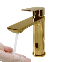 Nouveau robinet à capteur infrarouge en cuivre à économie d'énergie pour salle de bain et chambre à coucher commerciales, ne nécessitant pas d'alimentation externe