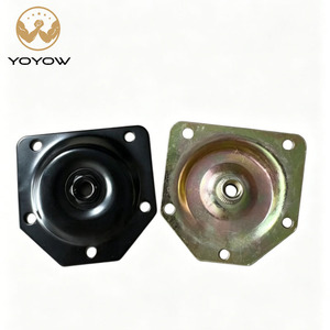 Metal Furniture Accessory Base Plate 67.5mm Square Mounting for home hotel use chair <b>table</b> leg - Product Image 2
