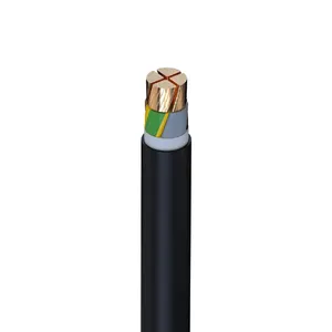Multicore kabel NYY 35mm2, Kawat PVC konduktor tembaga 4 inti 0.6/1kV