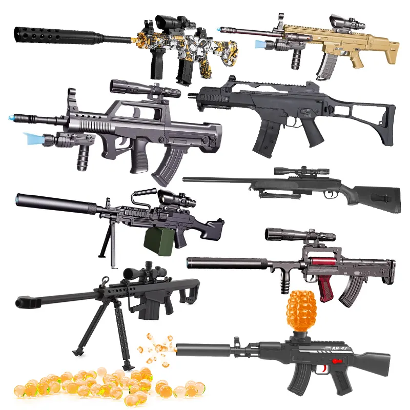 Jouet d'éjection de coquille en plastique, pistolet à balles souples Airsof Sniper, mousse de tir, Mini Blaster, pistolet à balles souples