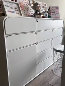 Meuble de rangement latéral pour salon de beauté, présentoir de vernis à ongles, étagère de présentation au sol, nouveau style, vente chaude - Product Image 3