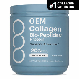 Colágeno OEM en Polvo con Bio-Péptidos 20oz - Suplemento de Proteína de Animales Alimentados con Pasto - Avanzado con 18 Aminoácidos Esenciales - Product Image 1