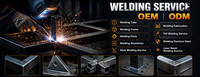 Structure en acier soudé avec panneaux, fabrication sur mesure de cadres métalliques, service de soudage OEM en usine, vente en gros