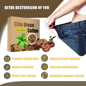 Частная этикетка потеря веса зеленый травяной растворимый кофе травяная потеря веса тонкий зеленый кофе для достижения ваших целей В фитнесе - Product Image 5