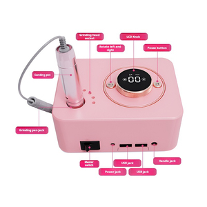 Taladro de Uñas BQ107, 35000 RPM, Recargable, Portátil, Máquina Eléctrica para Pulir y Remover Uñas - Product Image 3