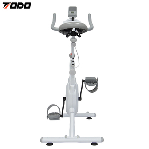 <span class=keywords><strong>Bicicleta</strong></span> de Spinning Popular de Fábrica TODO, <span class=keywords><strong>Bicicleta</strong></span> Estática de Cardio Profesional para Entrenamiento en Interiores <span class=keywords><strong>con</strong></span> Volante de Acero - Product Image 6