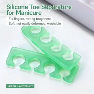 Separador de Dedos para Uñas, Protector de Dedos, Separador de Uñas, Cojín Suave, Abrazadera para Pies, Dispositivo de Separación de Cinco Dedos de Silicona - Product Image 5
