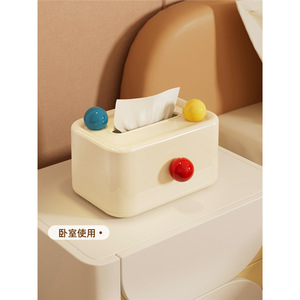 Boîte à mouchoirs Dopamine, taille standard, design mignon, organisateur pour voiture et maison, mouchoirs extractibles, matériau en peluche - Product Image 3