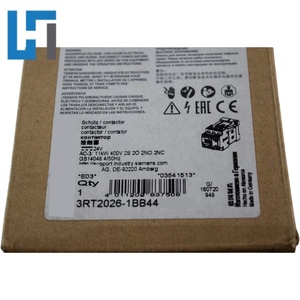 ใหม่คอนแทคเตอร์ดั้งเดิมโมดูล AC-3 3RT2026-1BB44 PLC การเขียนโปรแกรมคอนโทรลเลอร์ 3RT20261BB44 ในสต็อก - Product Image 1