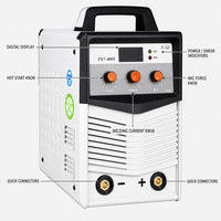 Poste à souder MMA industriel 400T 500T 630T à double module IGBT, onduleur DC pour soudage à l'arc, protection VRD pour la soudure des métaux
