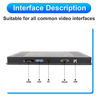 Écran tactile capacitif de 27 pouces, rapport d'aspect 4:3, interface USB, nouvel écran LCD tactile à cadre ouvert